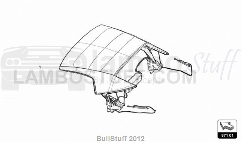 2017 Lamborghini HURACAN LP580-2 SPYDER ENGLAND CABRIO ROOF (871.01.00)